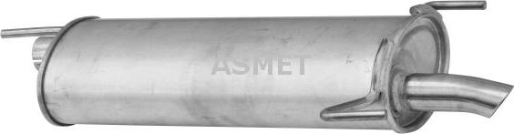 Asmet 05.099 - Глушник вихлопних газів кінцевий autozip.com.ua