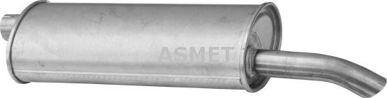 Asmet 05.008 - Глушник вихлопних газів кінцевий autozip.com.ua