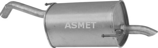 Asmet 14.050 - Глушник вихлопних газів кінцевий autozip.com.ua