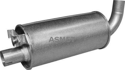 Asmet 18.002 - Середній глушник вихлопних газів autozip.com.ua