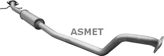 Asmet 25.014 - Середній глушник вихлопних газів autozip.com.ua
