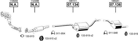 Asmet FO072550 - Система випуску ОГ autozip.com.ua