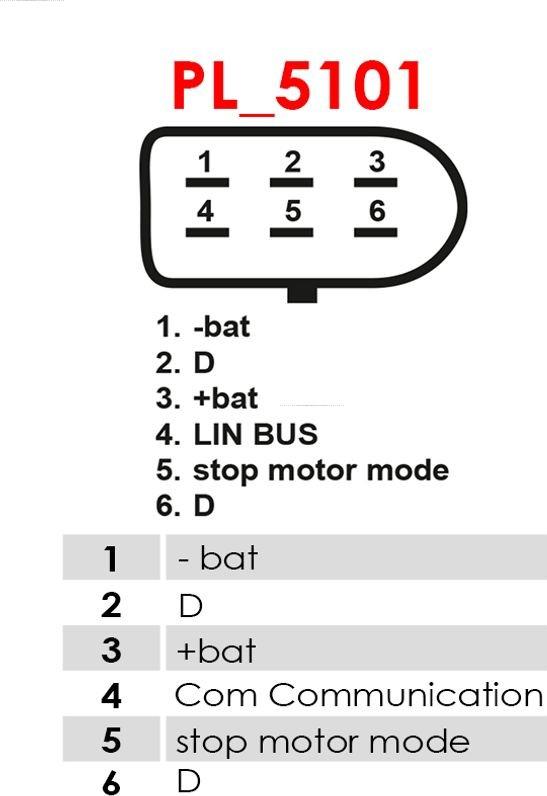 AS-PL A3713PR - Генератор autozip.com.ua