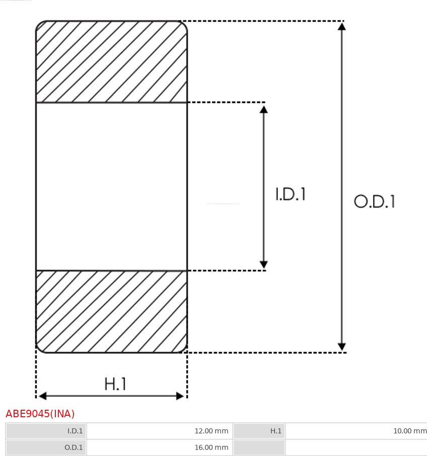AS-PL ABE9045(INA) - Підшипник autozip.com.ua