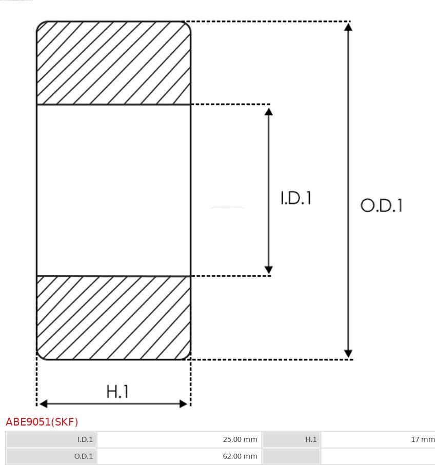 AS-PL ABE9051(SKF) - Підшипник autozip.com.ua