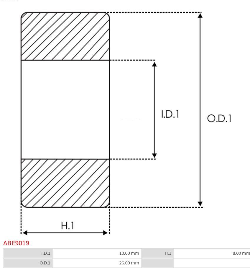 AS-PL ABE9019 - Підшипник autozip.com.ua