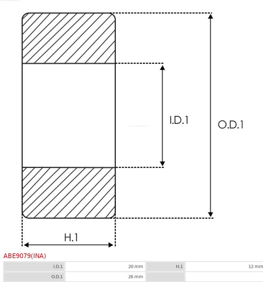 AS-PL ABE9079(INA) - Підшипник autozip.com.ua