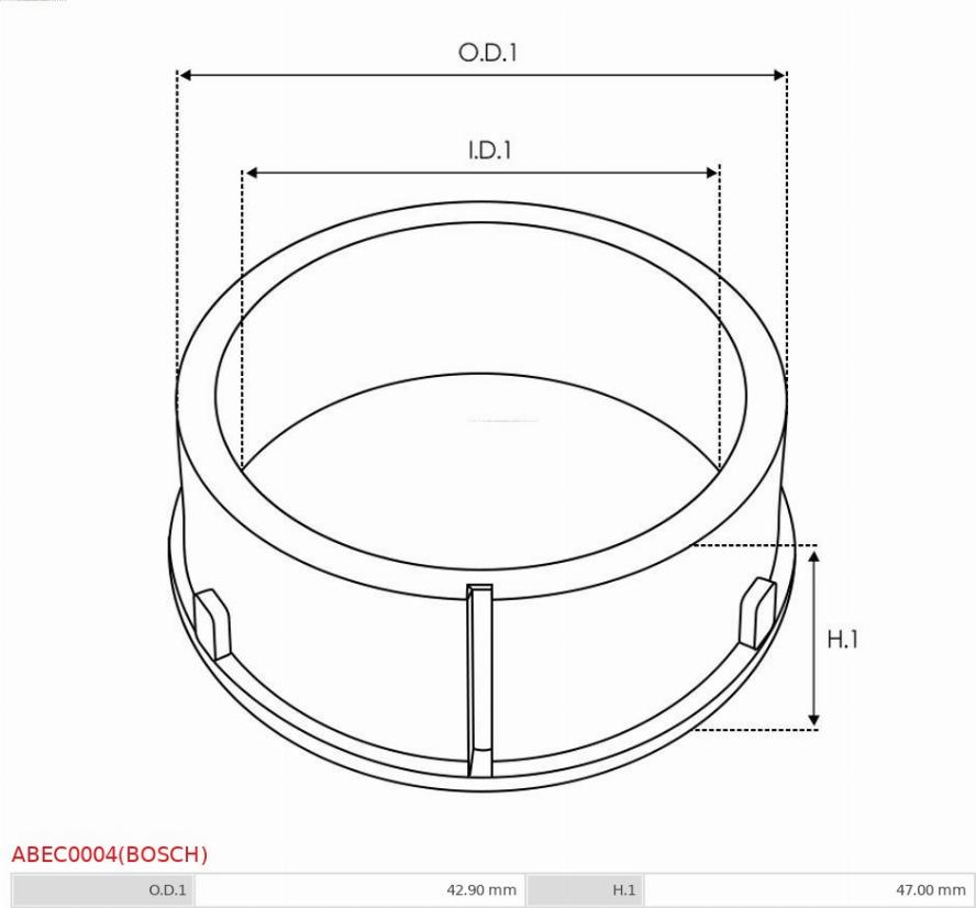 AS-PL ABEC0004(BOSCH) - Захисна кришка, генератор autozip.com.ua