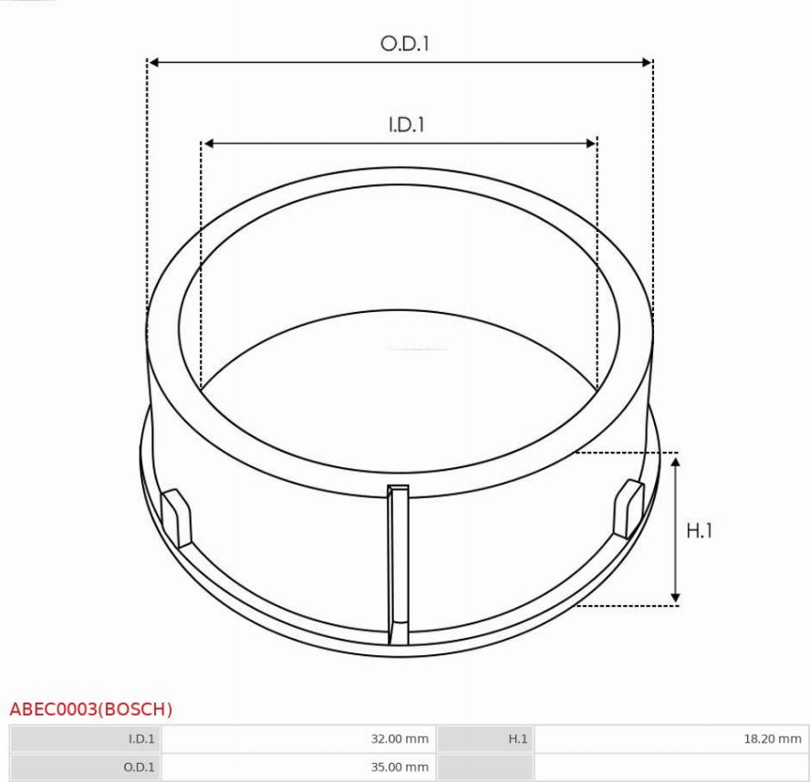AS-PL ABEC0003(BOSCH) - Захисна кришка, генератор autozip.com.ua