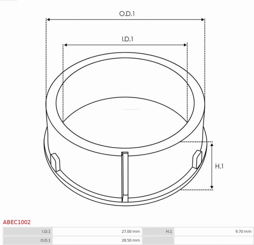 AS-PL ABEC1002 - Захисна кришка, генератор autozip.com.ua