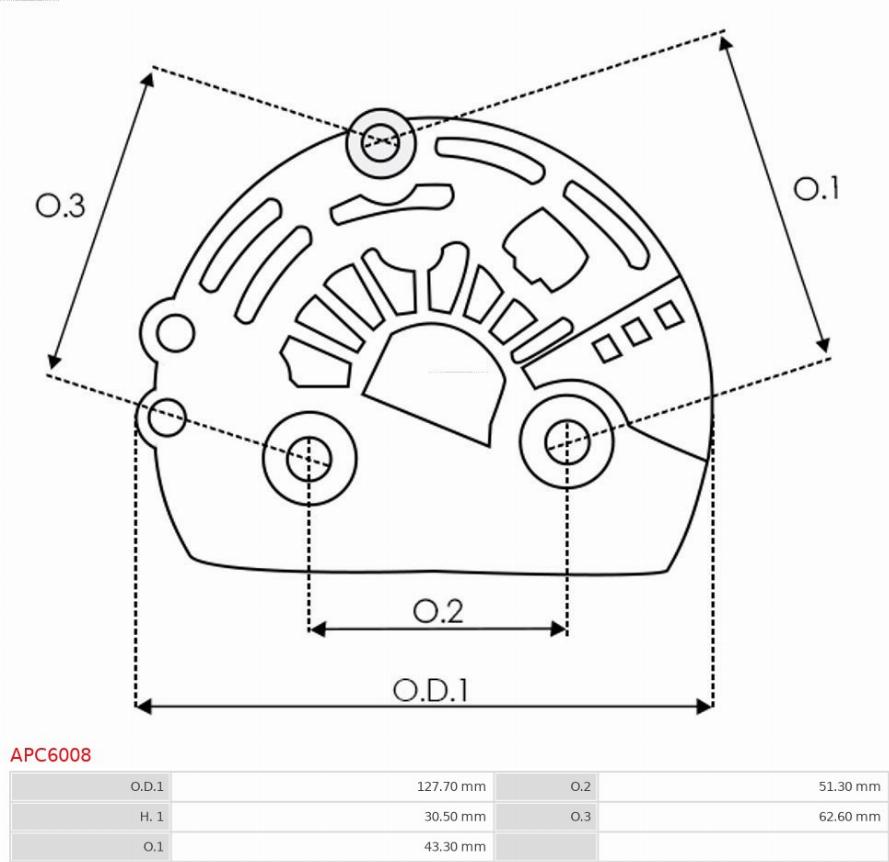 AS-PL APC6008 - Захисна кришка, генератор autozip.com.ua