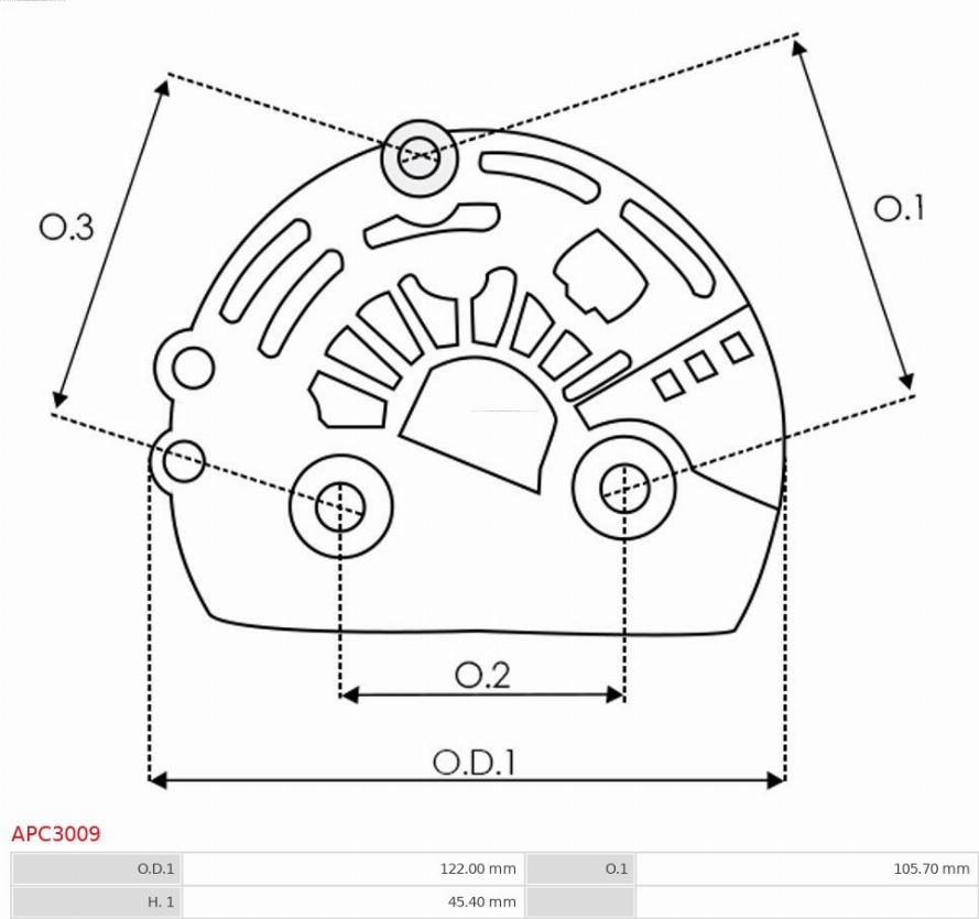 AS-PL APC3009 - Захисна кришка, генератор autozip.com.ua