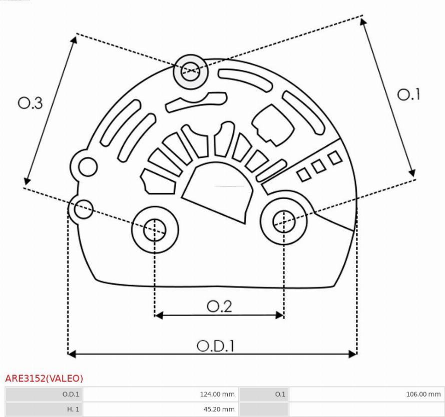 AS-PL ARE3152(VALEO) - Захисна кришка, генератор autozip.com.ua