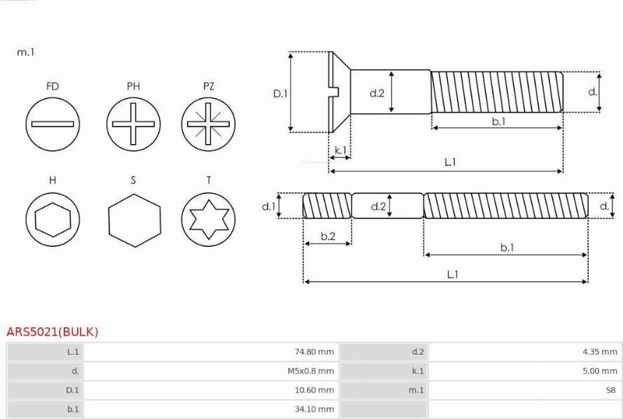 AS-PL ARS5021(BULK) - Ремкомплект, генератор autozip.com.ua