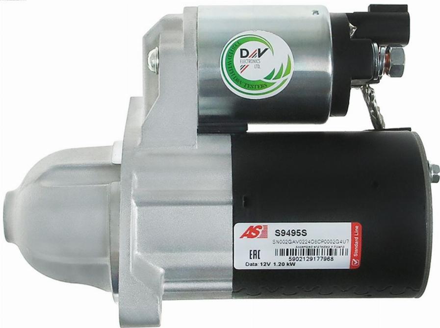 AS-PL S9495S - Стартер autozip.com.ua