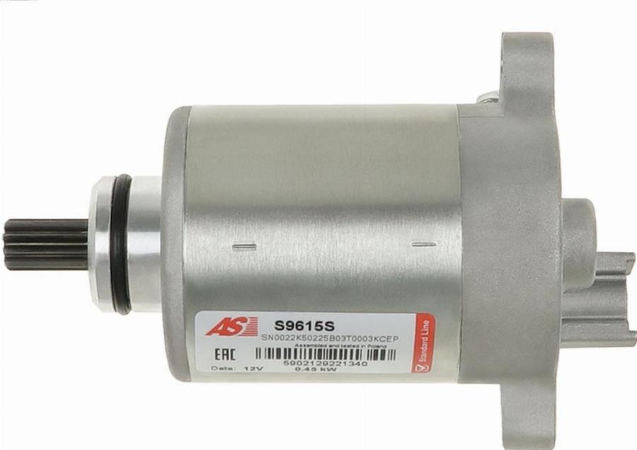 AS-PL S9615S - Стартер autozip.com.ua