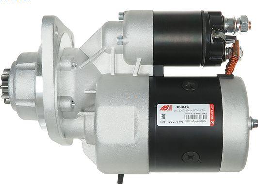 AS-PL S9046 - Стартер autozip.com.ua