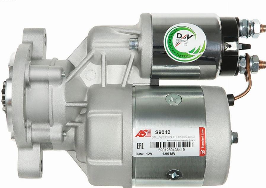 AS-PL S9042 - Стартер autozip.com.ua