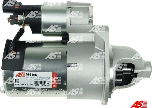 AS-PL S9336S - Стартер autozip.com.ua