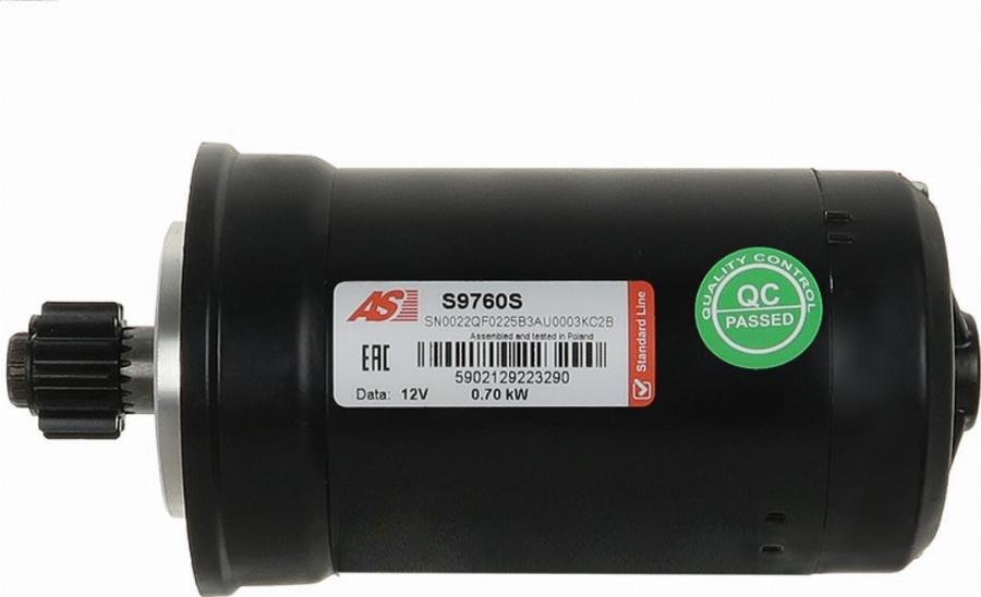 AS-PL S9760S - Стартер autozip.com.ua