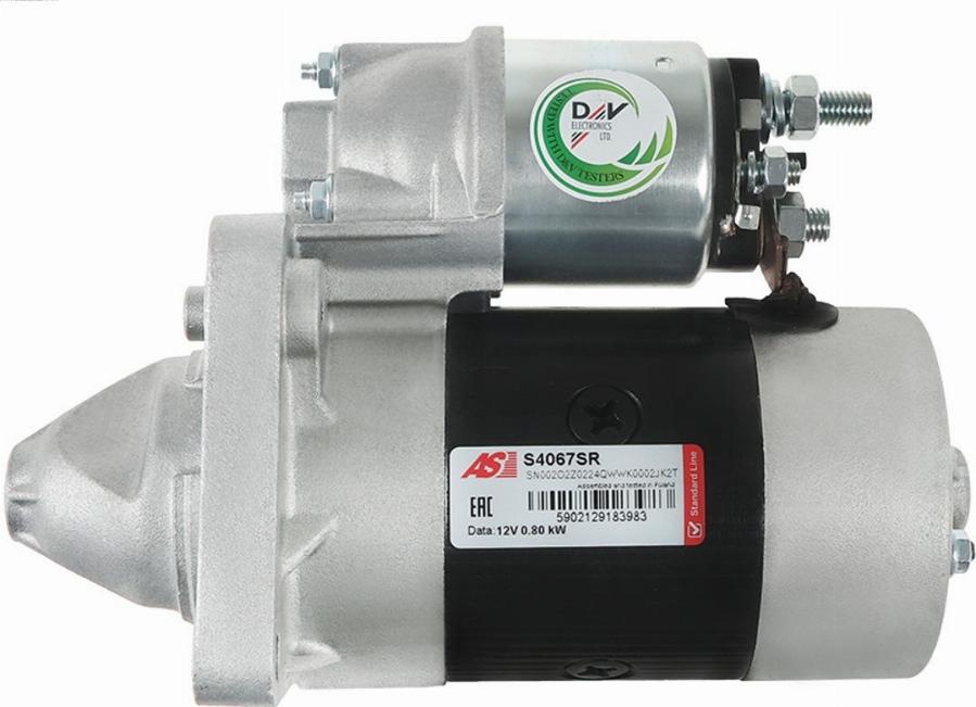 AS-PL S4067SR - Стартер autozip.com.ua
