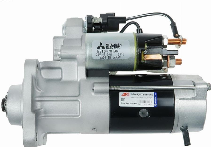 AS-PL S5449(MITSUBISHI) - Стартер autozip.com.ua