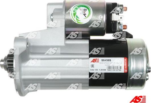 AS-PL S5438S - Стартер autozip.com.ua