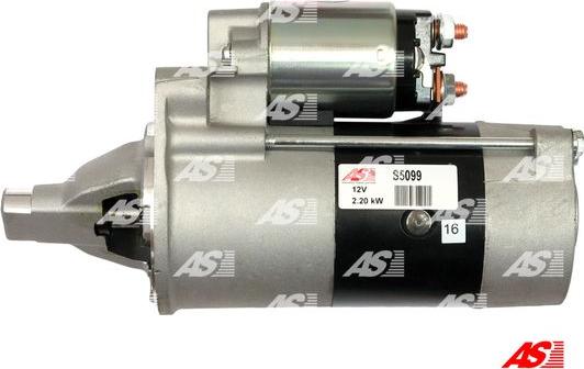 AS-PL S5099 - Стартер autozip.com.ua