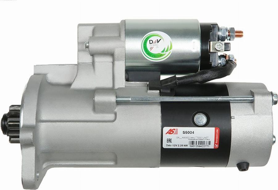 AS-PL S5004 - Стартер autozip.com.ua