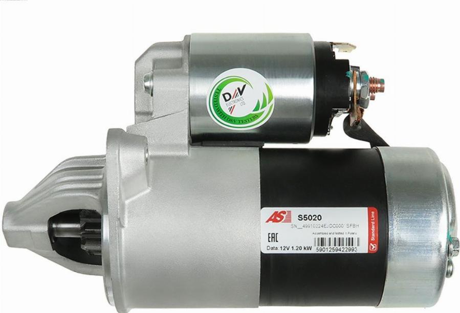 AS-PL S5020 - Стартер autozip.com.ua