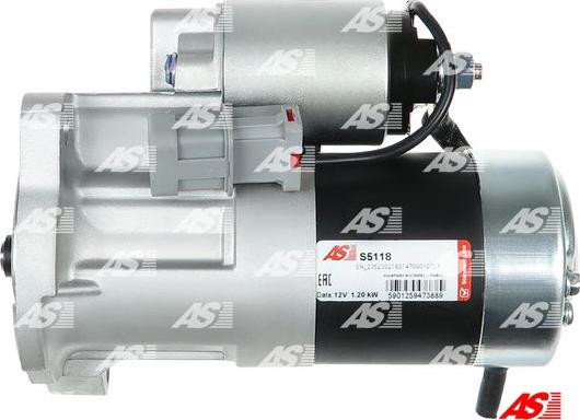 AS-PL S5118 - Стартер autozip.com.ua