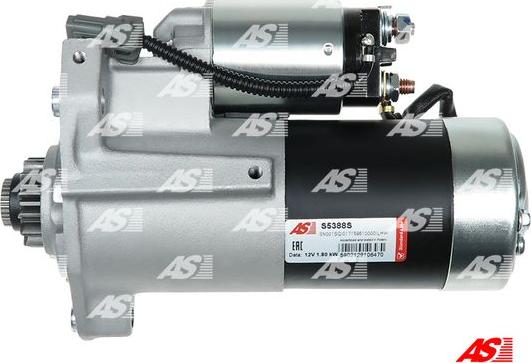 AS-PL S5388S - Стартер autozip.com.ua