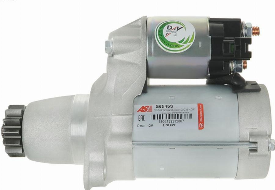 AS-PL S6545S - Стартер autozip.com.ua