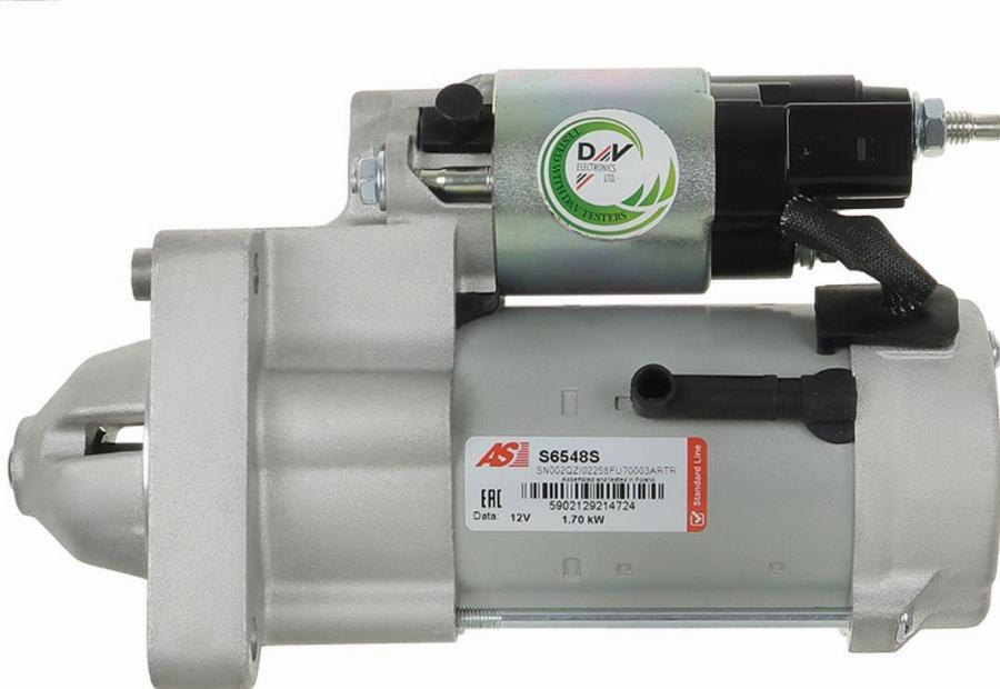 AS-PL S6548S - Стартер autozip.com.ua