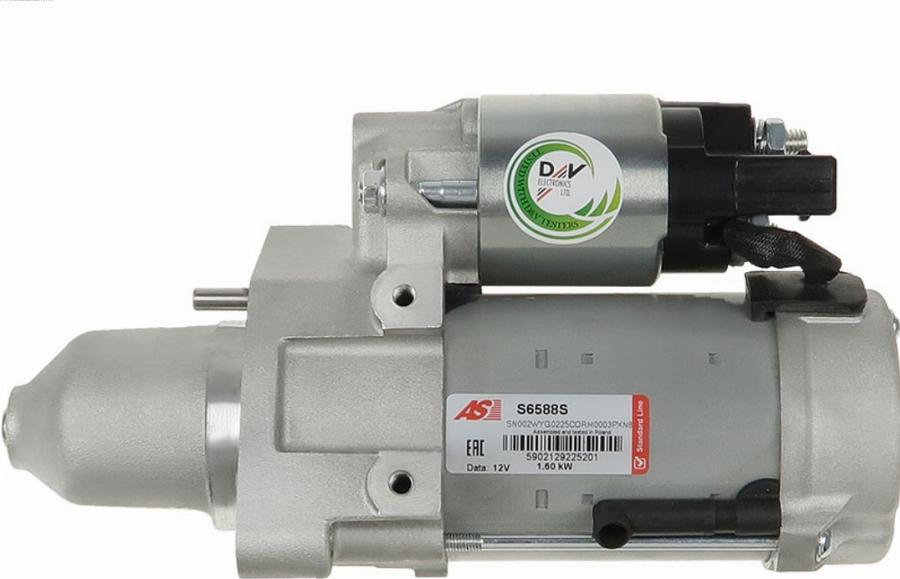 AS-PL S6588S - Стартер autozip.com.ua