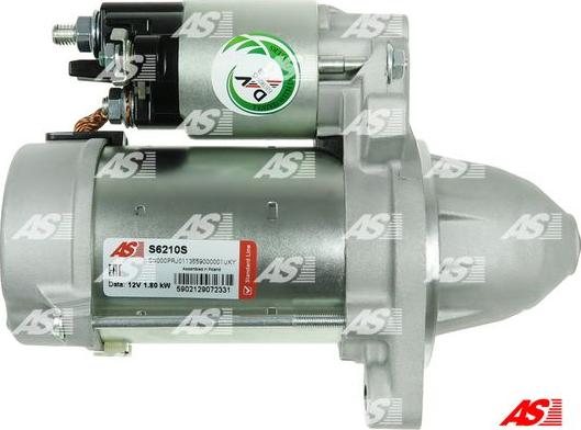 AS-PL S6210S - Стартер autozip.com.ua