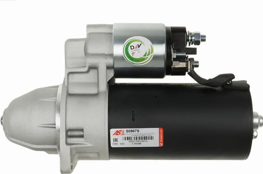 AS-PL S0967S - Стартер autozip.com.ua