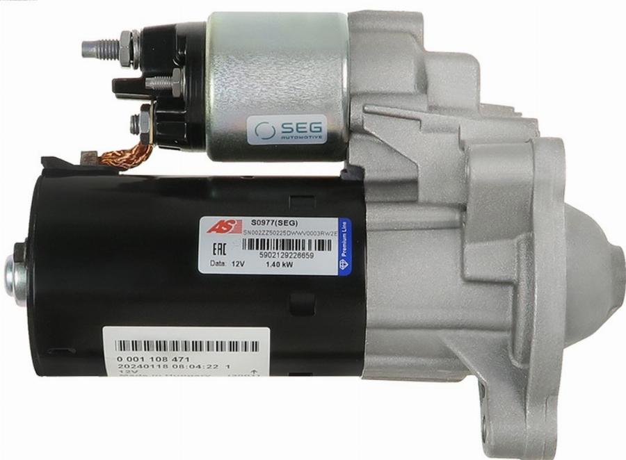 AS-PL S0977(SEG) - Стартер autozip.com.ua