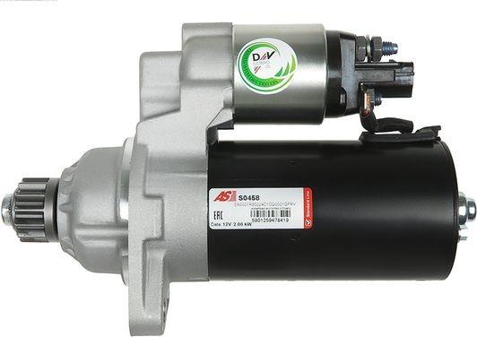 AS-PL S0458 - Стартер autozip.com.ua