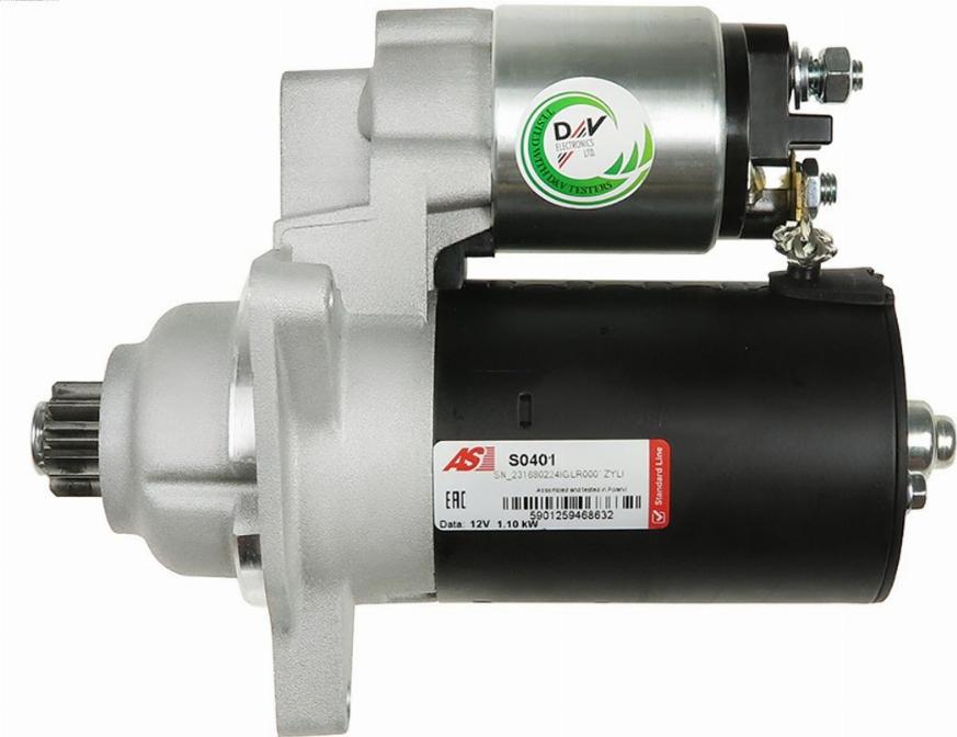 AS-PL S0401 - Стартер autozip.com.ua