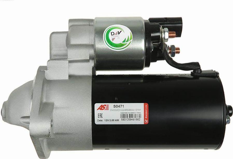 AS-PL S0471 - Стартер autozip.com.ua