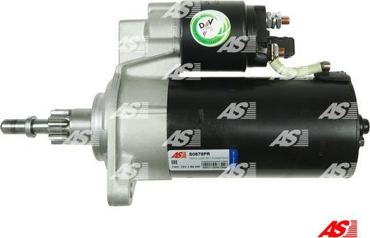 AS-PL S0678PR - Стартер autozip.com.ua