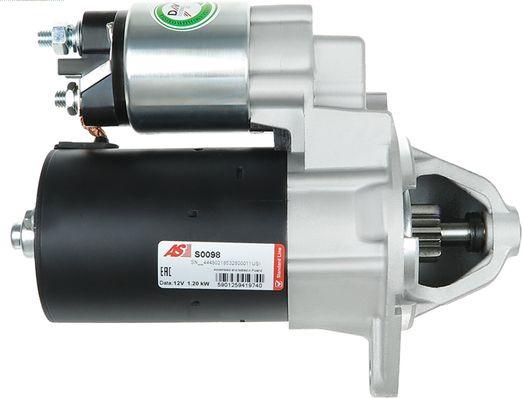 AS-PL S0098 - Стартер autozip.com.ua