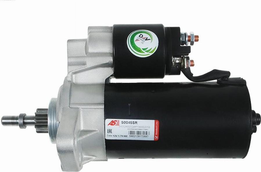 AS-PL S0045SR - Стартер autozip.com.ua