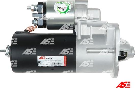 AS-PL S0059 - Стартер autozip.com.ua