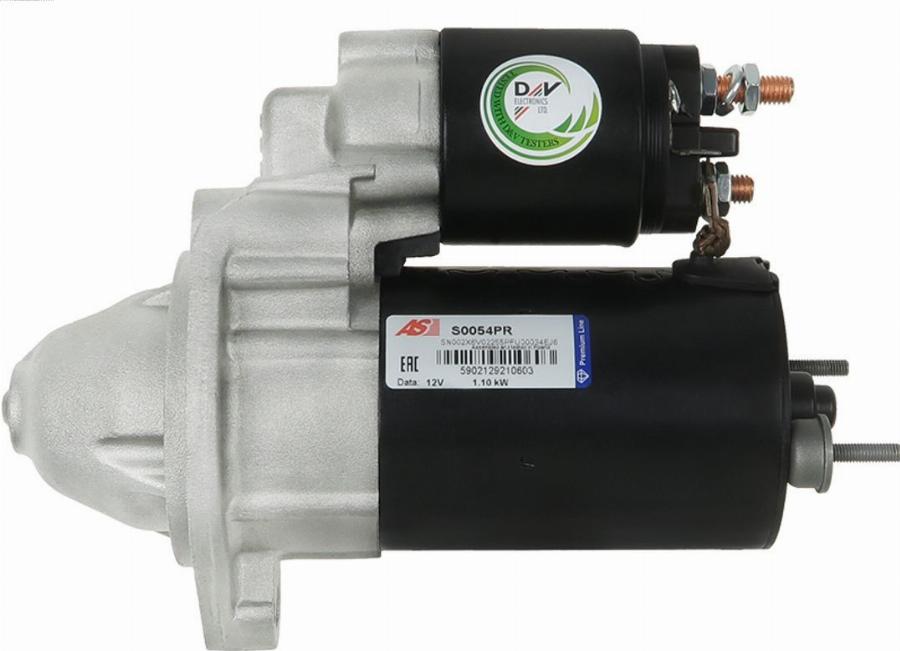 AS-PL S0054PR - Стартер autozip.com.ua