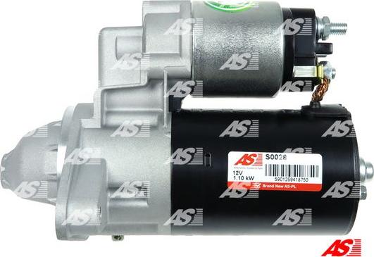 AS-PL S0028 - Стартер autozip.com.ua