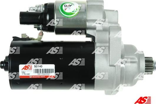 AS-PL S0140 - Стартер autozip.com.ua