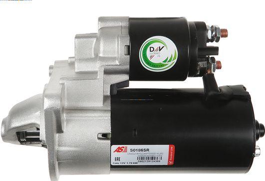 AS-PL S0186SR - Стартер autozip.com.ua