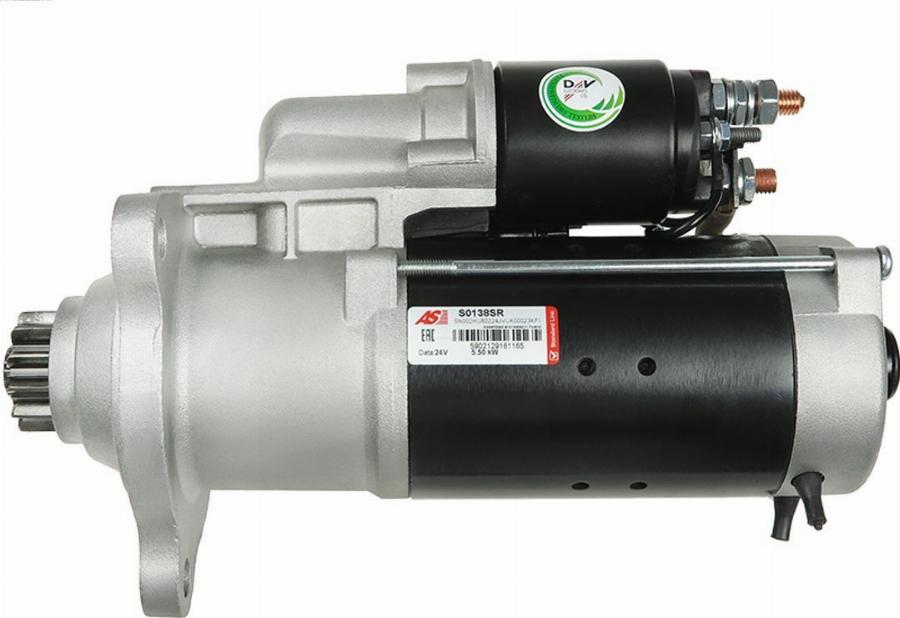 AS-PL S0138SR - Стартер autozip.com.ua